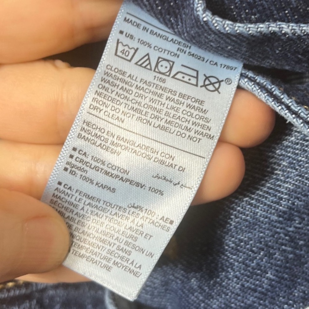 Old Navy Denim Overalls SZ 14 Medium Wash Cotton Dungarees Cottagecore Aesthetic - Picture 4 of 13